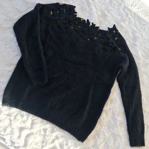 Vici Dolls Black Lace Sweater